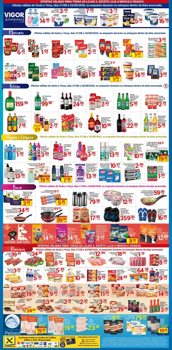 Catálogo X Supermercados | Melhores ofertas para todos os clientes | 2026-08-21T00:00:00.000Z - 2026-08-25T00:00:00.000Z