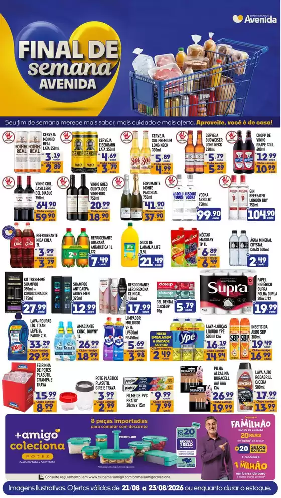 Catálogo Supermercados Avenida | Ampla seleção de ofertas | 2026-08-21T00:00:00.000Z - 2026-08-23T00:00:00.000Z