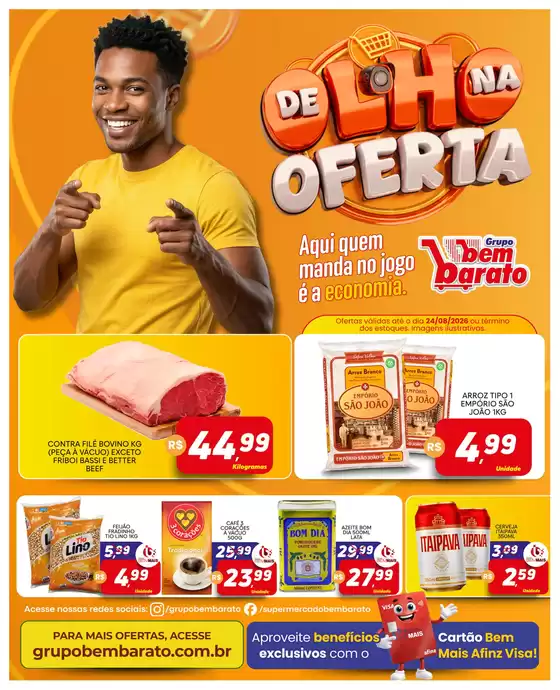 Catálogo Supermercado Bem Barato | De Olho na Ofertas | 2026-08-24T00:00:00.000Z - 2026-08-24T00:00:00.000Z
