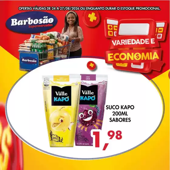 Catálogo Barbosão Extra Supermercados | Encarte Barbosão Extra Supermercados | 2026-08-24T00:00:00.000Z - 2026-08-27T00:00:00.000Z