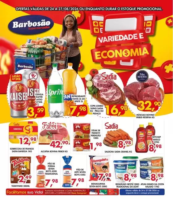 Catálogo Barbosão Extra Supermercados | Ofertas Barbosão Extra Supermercados | 2026-08-24T00:00:00.000Z - 2026-08-27T00:00:00.000Z