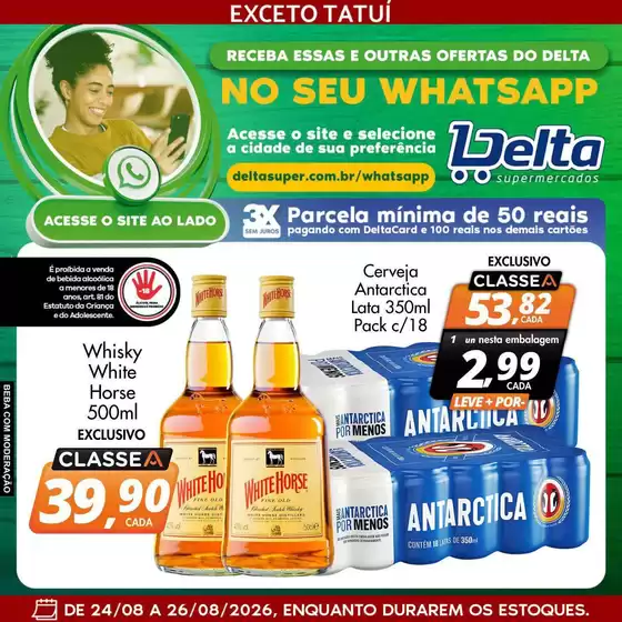 Catálogo Delta Supermercados | Grandes descontos em produtos selecionados | 2026-08-24T00:00:00.000Z - 2026-08-26T00:00:00.000Z