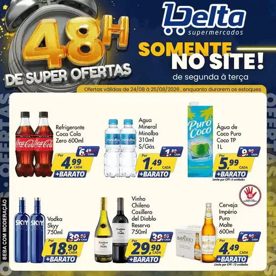 Catálogo Delta Supermercados | Nossas melhores ofertas para você | 2026-08-24T00:00:00.000Z - 2026-08-25T00:00:00.000Z