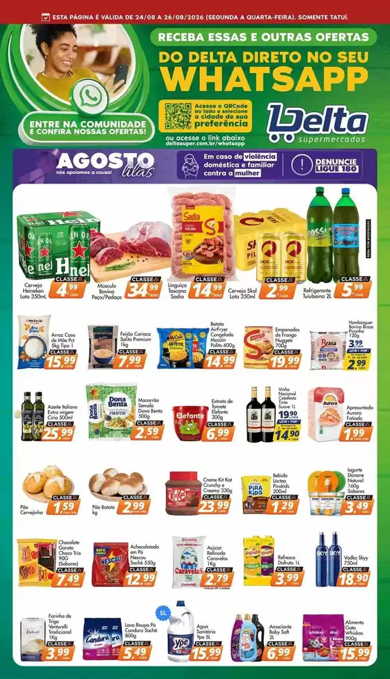 Catálogo Delta Supermercados | Ofertas especiais para você | 2026-08-24T00:00:00.000Z - 2026-08-26T00:00:00.000Z