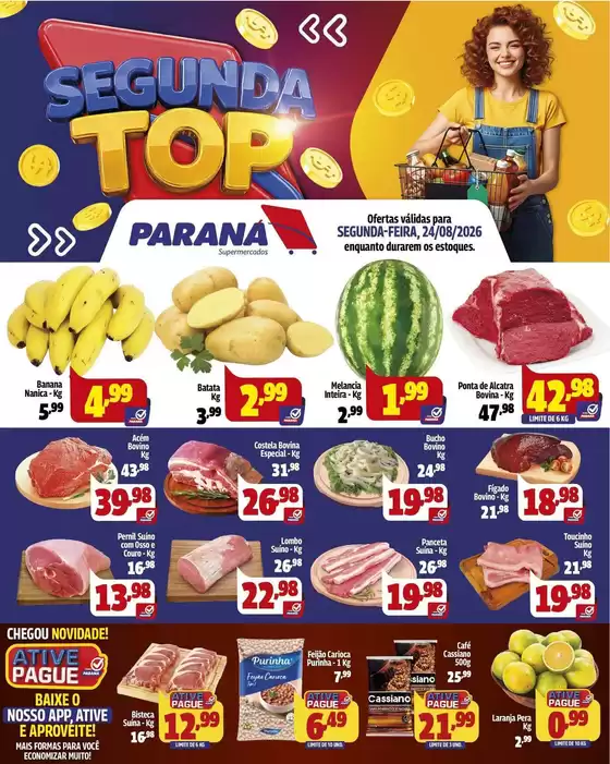 Catálogo Paraná Supermercados | Encarte Paraná Supermercados | 2026-08-24T00:00:00.000Z - 2026-08-24T00:00:00.000Z