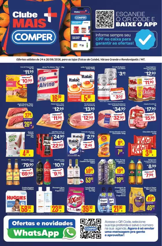 Catálogo Comper | Pechinchas e ofertas atuais | 2026-08-24T00:00:00.000Z - 2026-08-28T00:00:00.000Z