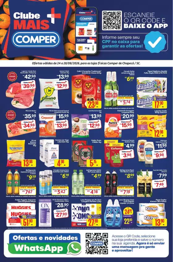 Catálogo Comper | Ofertas exclusivas | 2026-08-24T00:00:00.000Z - 2026-08-28T00:00:00.000Z