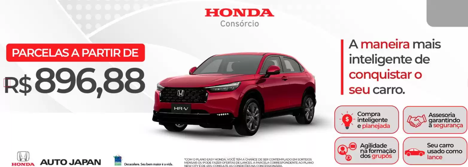 Catálogo Auto Japan | Ofertas Auto Japan Honda | 2026-08-24T00:00:00.000Z - 2026-09-24T00:00:00.000Z