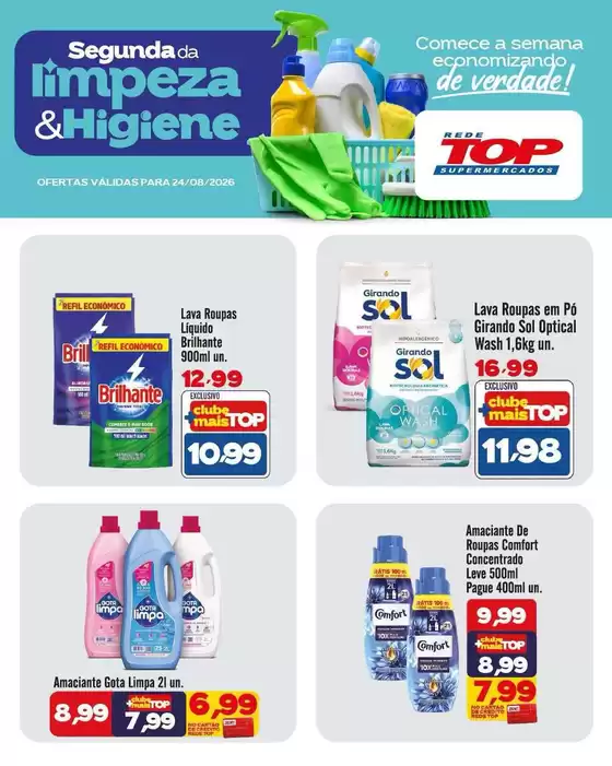 Catálogo Rede Top | Descontos e promoções | 2026-08-24T00:00:00.000Z - 2026-08-24T00:00:00.000Z