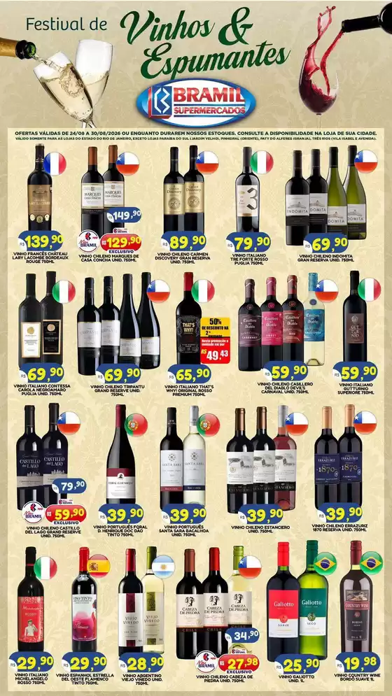 Catálogo Bramil Supermercados | Pechinchas e ofertas atuais | 2026-08-24T00:00:00.000Z - 2026-08-30T00:00:00.000Z