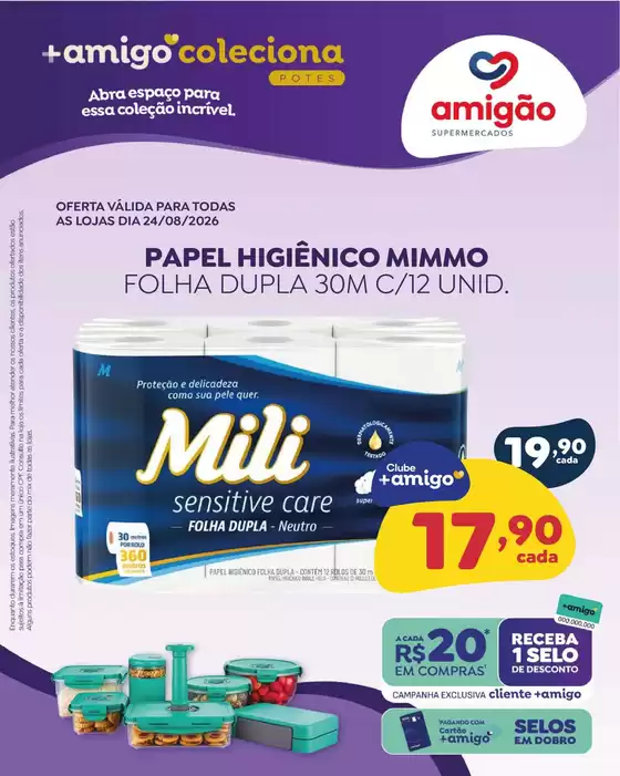 Catálogo Amigão Supermercados | Ofertas para caçadores de pechinchas | 2026-08-24T00:00:00.000Z - 2026-08-24T00:00:00.000Z