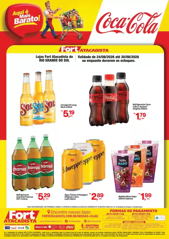Catálogo Fort Atacadista | RS Fort Coca Cola 24 a 30 AGO 26 Final | 2026-08-24T00:00:00.000Z - 2026-08-30T00:00:00.000Z
