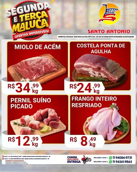 Catálogo Supermercados Santo Antonio | Encarte Supermercados Santo Antonio | 2026-08-24T00:00:00.000Z - 2026-08-25T00:00:00.000Z