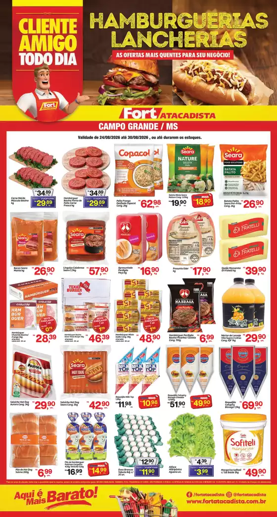 Catálogo Fort Atacadista | MS Fort Food Hamburguerias e Lancherias 24 a 30 AGO 26 | 2026-08-24T00:00:00.000Z - 2026-08-30T00:00:00.000Z