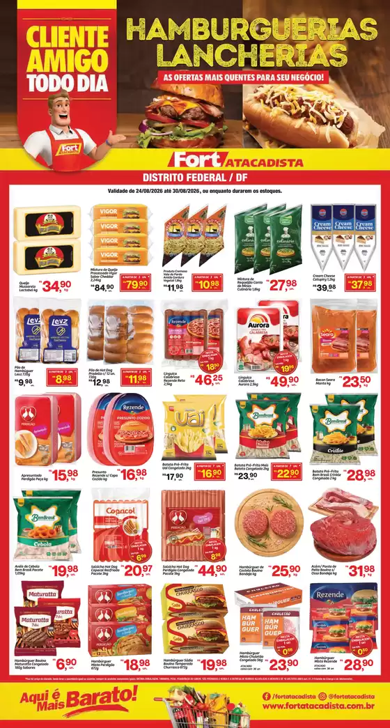 Catálogo Fort Atacadista | DF Fort Food Service Hamburgueria 24 a 30 AGO 26 DF Final | 2026-08-24T00:00:00.000Z - 2026-08-30T00:00:00.000Z