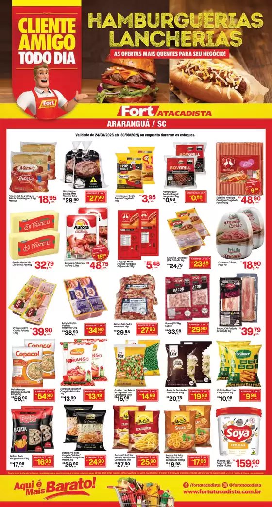 Catálogo Fort Atacadista | SC Fort FOOD 24 a 30 AGO 26 Ararangua | 2026-08-24T00:00:00.000Z - 2026-08-30T00:00:00.000Z