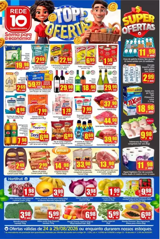 Catálogo Rede 10 | Encarte Rede 10 | 2026-08-24T00:00:00.000Z - 2026-08-29T00:00:00.000Z