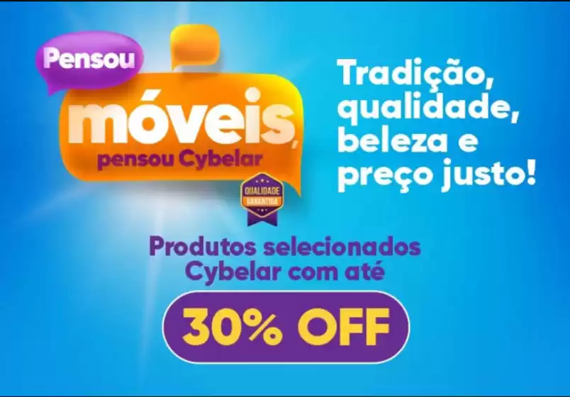 Catálogo Cybelar | Pensou moveis pensou Cybelar ! | 2026-08-24T00:00:00.000Z - 2026-09-04T00:00:00.000Z