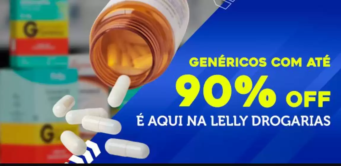 Catálogo Lelly Drogarias | Genericos com ate 90% off e aqui na lelly drogarias ! | 2026-08-24T00:00:00.000Z - 2026-09-11T00:00:00.000Z