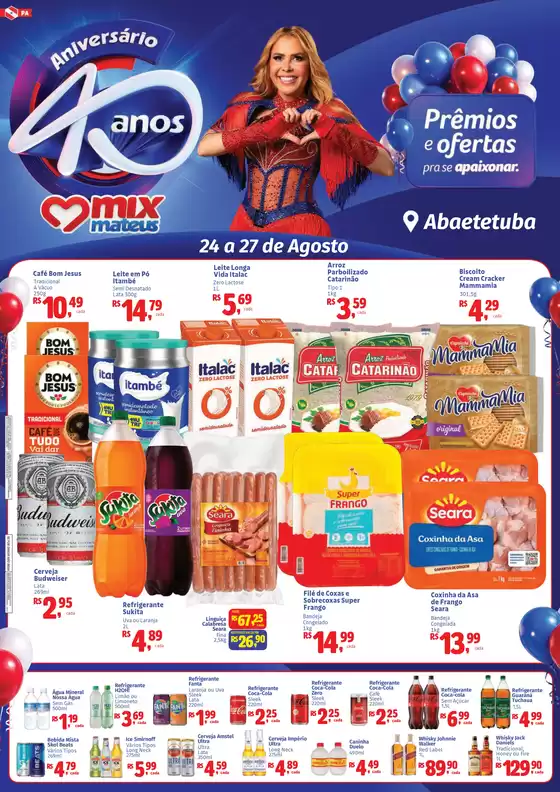 Catálogo Supermercados Mateus em Abaetetuba | Aniversario | 2026-08-23T00:00:00.000Z - 2026-08-27T00:00:00.000Z