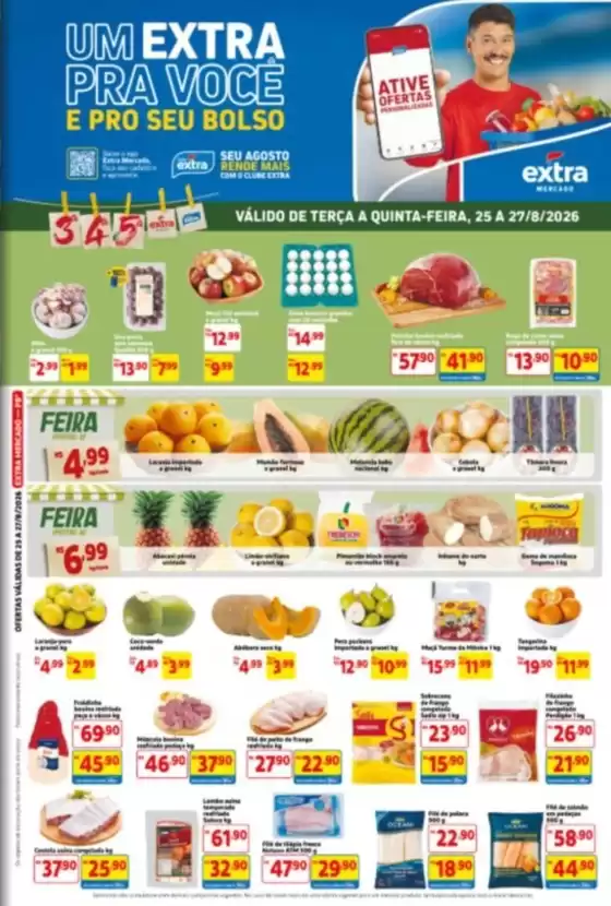Catálogo Clube Extra em Minas Novas | Ofertas | 2026-08-25T00:00:00.000Z - 2026-08-27T00:00:00.000Z