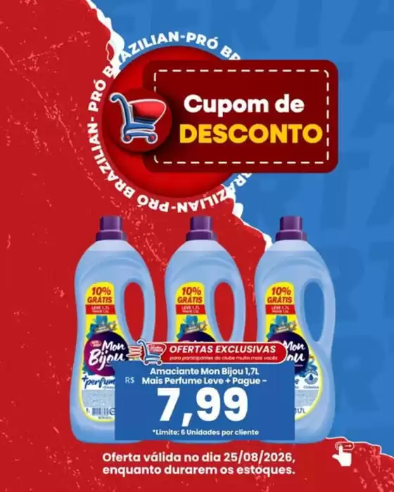 Catálogo Supermercados Pró Brazilian | OFERTAS QUE VALEM MUITO MAIS! | 2026-08-25T00:00:00.000Z - 2026-08-26T00:00:00.000Z