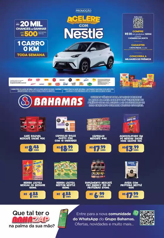 Catálogo Bahamas Supermercados | Ofertas da Nestlé | 2026-08-25T00:00:00.000Z - 2026-09-05T00:00:00.000Z
