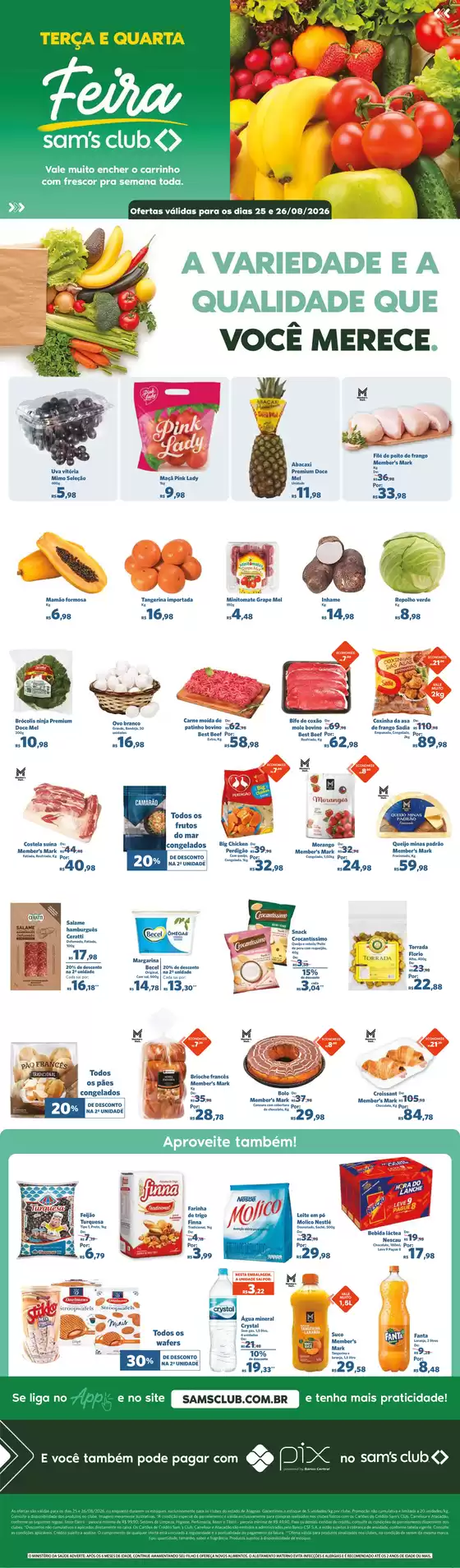 Catálogo Sam's Club em Altônia | Ofertas para caçadores de pechinchas | 2026-08-25T00:00:00.000Z - 2026-08-26T00:00:00.000Z