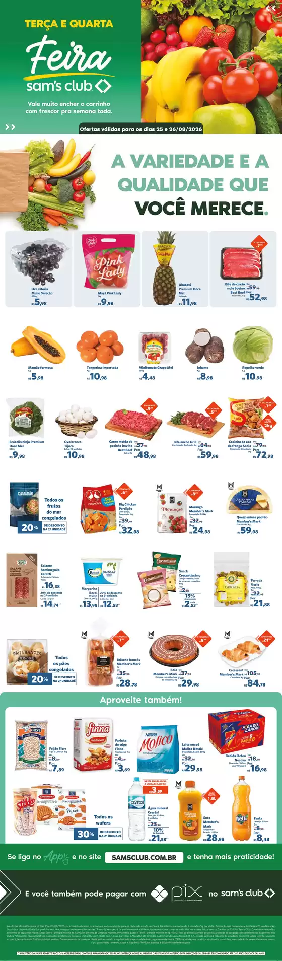 Catálogo Sam's Club em Altônia | Ofertas e promoções atuais | 2026-08-25T00:00:00.000Z - 2026-08-26T00:00:00.000Z