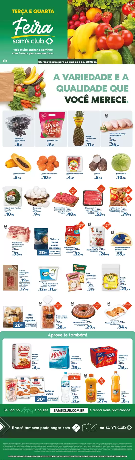 Catálogo Sam's Club em Altônia | Grandes descontos em produtos selecionados | 2026-08-25T00:00:00.000Z - 2026-08-26T00:00:00.000Z