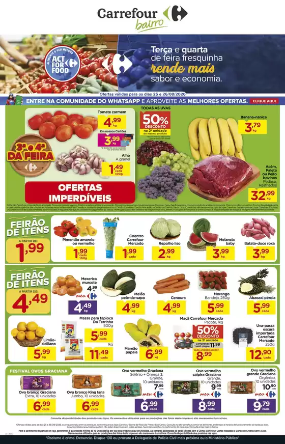 Catálogo Carrefour Bairro | Economize agora com nossas ofertas | 2026-08-25T00:00:00.000Z - 2026-08-26T00:00:00.000Z