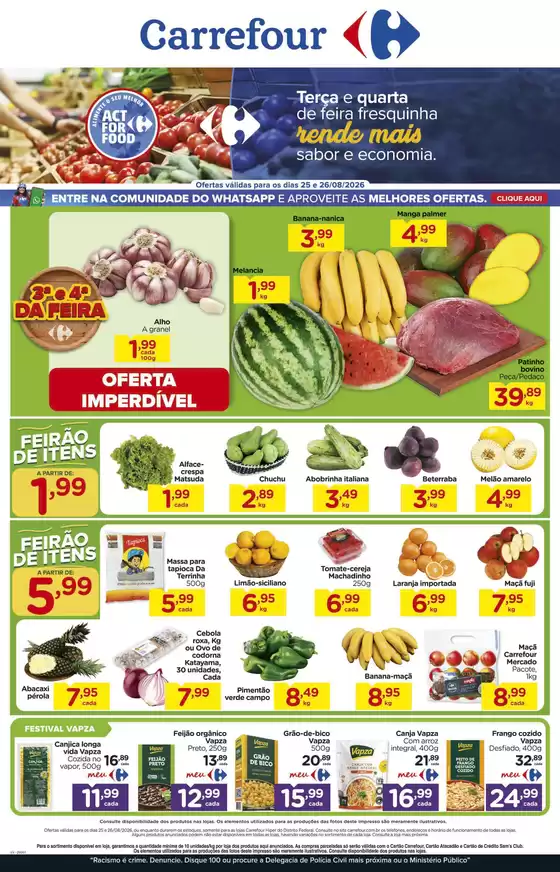 Catálogo Carrefour | FEIRA | 2026-08-25T00:00:00.000Z - 2026-08-26T00:00:00.000Z