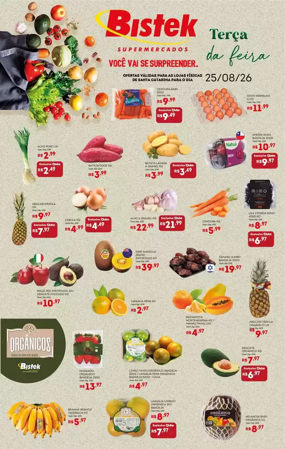 Catálogo Bistek Supermercados | Encarte Bistek Supermercados | 2026-08-25T00:00:00.000Z - 2026-08-25T00:00:00.000Z