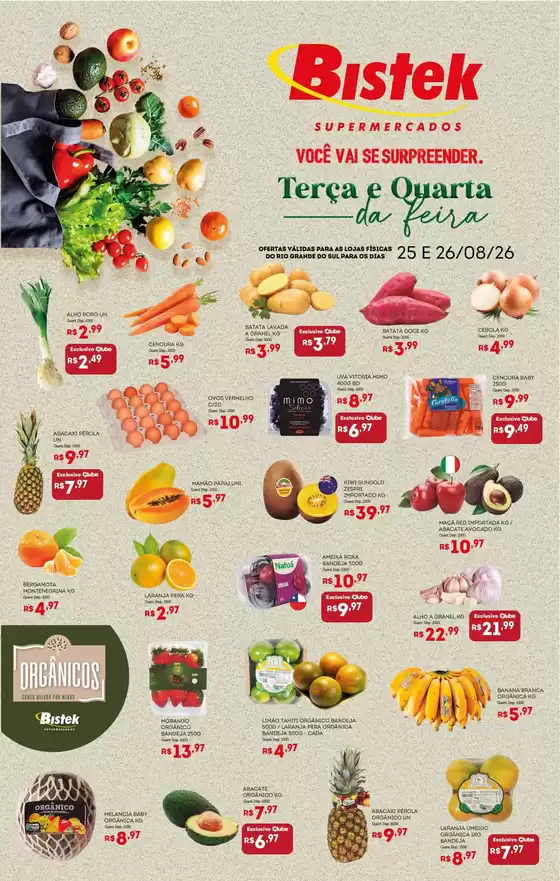Catálogo Bistek Supermercados | Grandes descontos em produtos selecionados | 2026-08-25T00:00:00.000Z - 2026-08-26T00:00:00.000Z