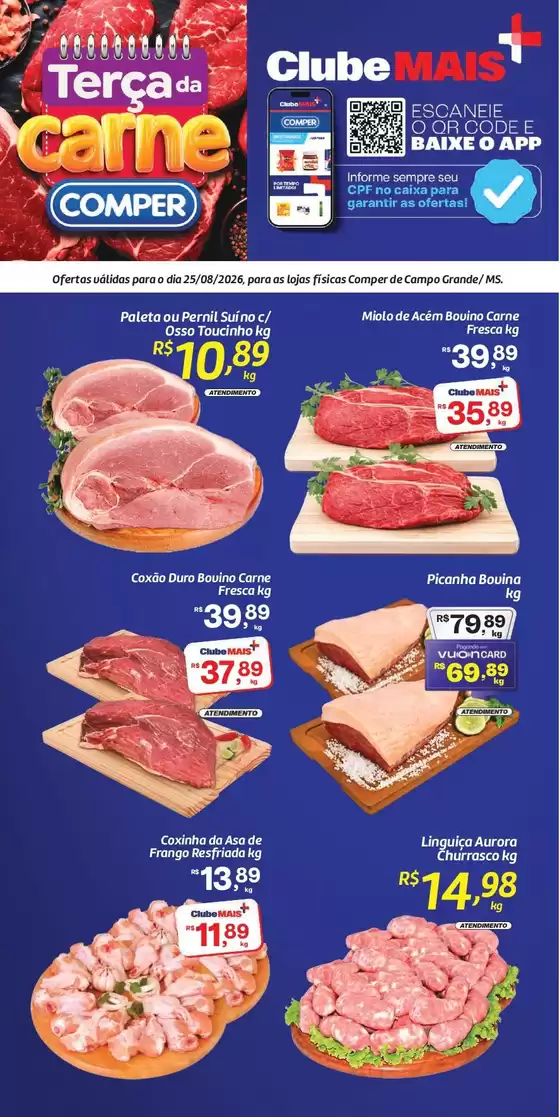 Catálogo Comper | Terça da Carne | 2026-08-25T00:00:00.000Z - 2026-08-25T00:00:00.000Z
