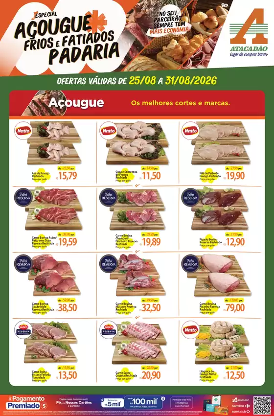 Catálogo Atacadão | Atacadão - Açougue / Padaria / Frios e Fatiados | 2026-08-25T00:00:00.000Z - 2026-08-31T00:00:00.000Z