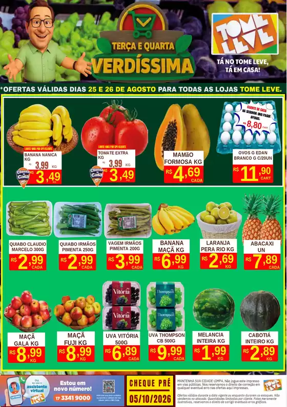 Catálogo Tome Leve | Ofertas exclusivas para nossos clientes | 2026-08-25T00:00:00.000Z - 2026-08-26T00:00:00.000Z