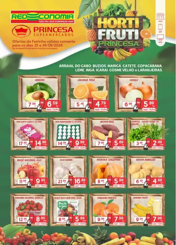 Catálogo Princesa Supermercados | Feirinha G3 - 25 e 26/08 | 2026-08-25T00:00:00.000Z - 2026-08-27T00:00:00.000Z