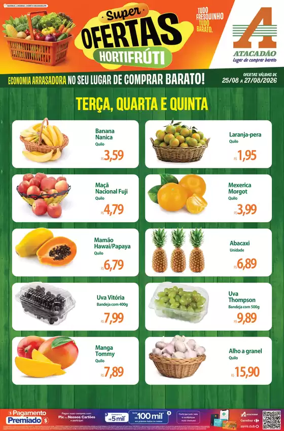 Catálogo Atacadão | Atacadão - Hortifrúti | 2026-08-25T00:00:00.000Z - 2026-08-27T00:00:00.000Z