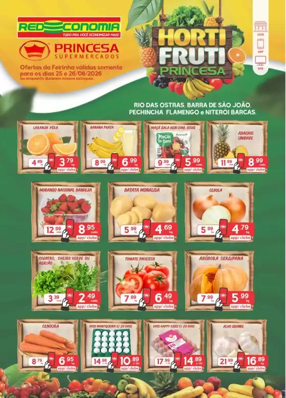 Catálogo Princesa Supermercados | Feirinha G2 - 25 e 26/08 | 2026-08-25T00:00:00.000Z - 2026-08-27T00:00:00.000Z