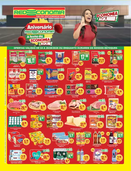 Catálogo Princesa Supermercados | Aniversario Redeconomia - 24 a 26/08 | 2026-08-24T00:00:00.000Z - 2026-08-27T00:00:00.000Z