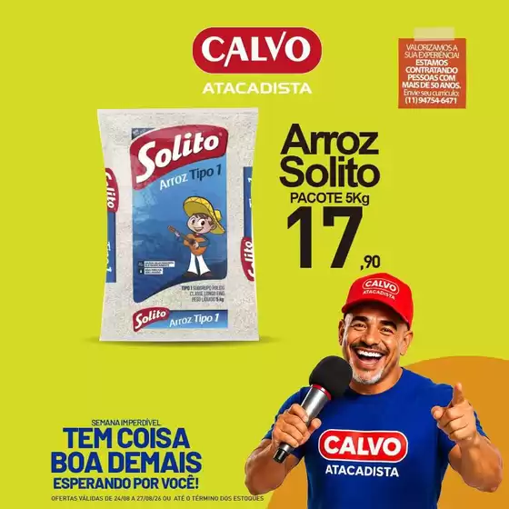 Catálogo Calvo Atacadista | Encarte Calvo Atacadista | 2026-08-24T00:00:00.000Z - 2026-08-27T00:00:00.000Z