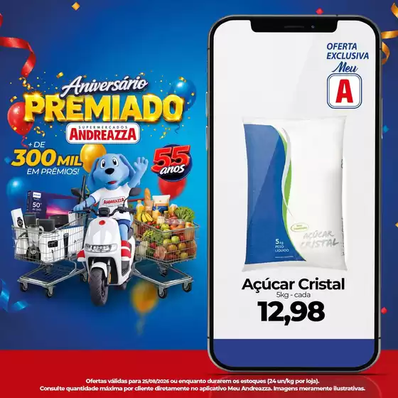 Catálogo Supermercados Andreazza | Ofertas para caçadores de pechinchas | 2026-08-25T00:00:00.000Z - 2026-08-25T00:00:00.000Z