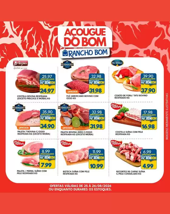 Catálogo Rancho Bom Supermercados | Melhores ofertas para todos os clientes | 2026-08-25T00:00:00.000Z - 2026-08-26T00:00:00.000Z