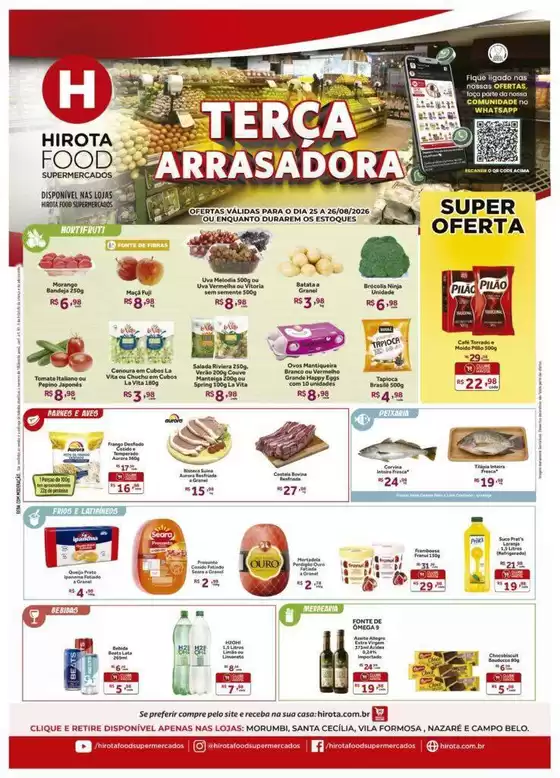 Catálogo Hirota Food Supermercado | Encarte Hirota Food Supermercado | 2026-08-25T00:00:00.000Z - 2026-08-26T00:00:00.000Z