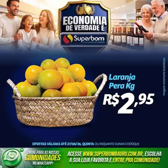 Catálogo Superbom Supermercados | Nossas melhores pechinchas | 2026-08-25T00:00:00.000Z - 2026-08-27T00:00:00.000Z