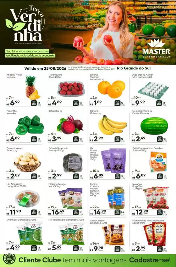 Catálogo Master Supermercados | Terca verdinha | 2026-08-25T00:00:00.000Z - 2026-08-25T00:00:00.000Z