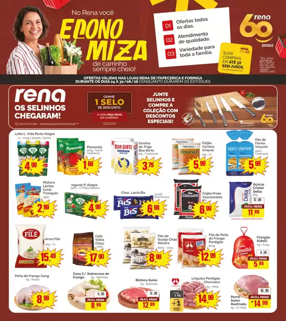 Catálogo Supermercados Rena | Itapecerica e Formiga Ofertas validasde 24 a 30.08 | 2026-08-24T00:00:00.000Z - 2026-08-30T00:00:00.000Z