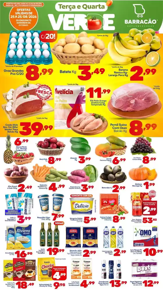 Catálogo Barracão Supermercado | Encarte Barracão Supermercado | 2026-08-25T00:00:00.000Z - 2026-08-25T00:00:00.000Z