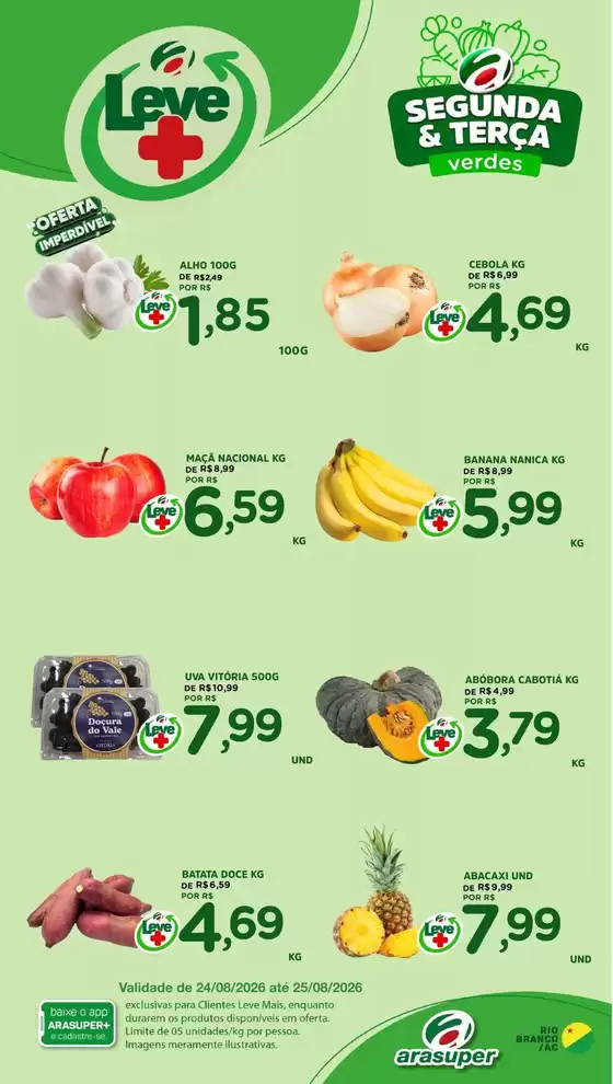 Catálogo Araújo Supermercados | SEGUNDA E TERÇA | 2026-08-24T00:00:00.000Z - 2026-08-25T00:00:00.000Z